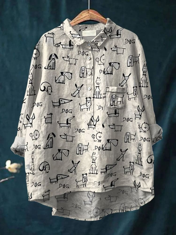 ドッグ – かわいい犬プリント