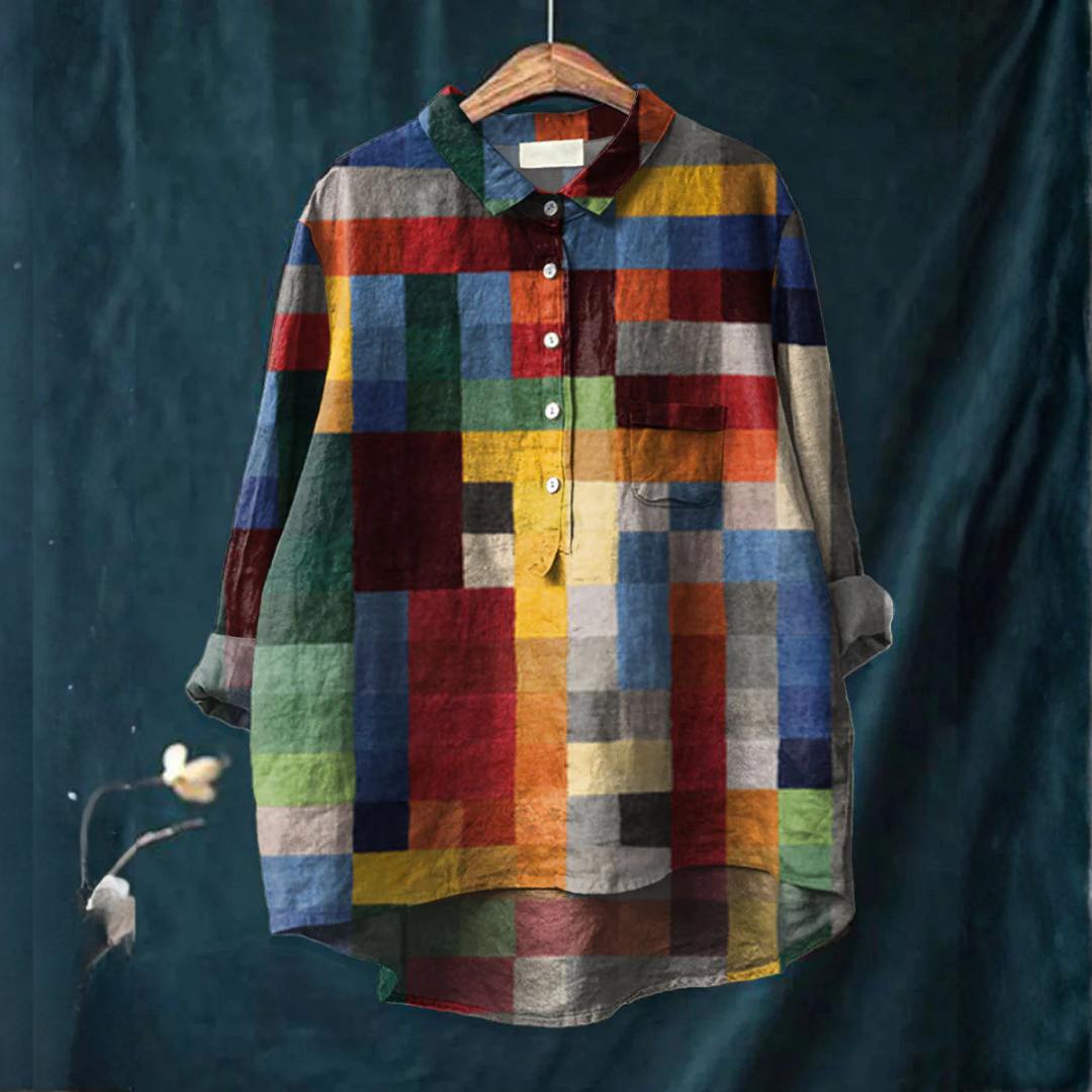 アイリス – カラーブロックプリント