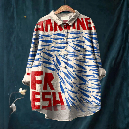 オーシャン – フレッシュサーディンプリント